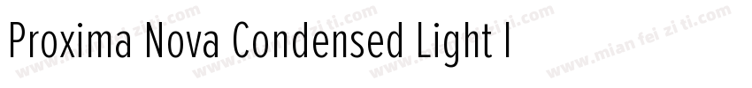 Proxima Nova Condensed Light ltalic字体转换